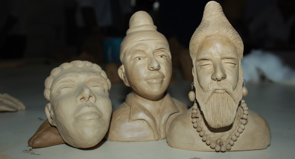 clay modelling artists